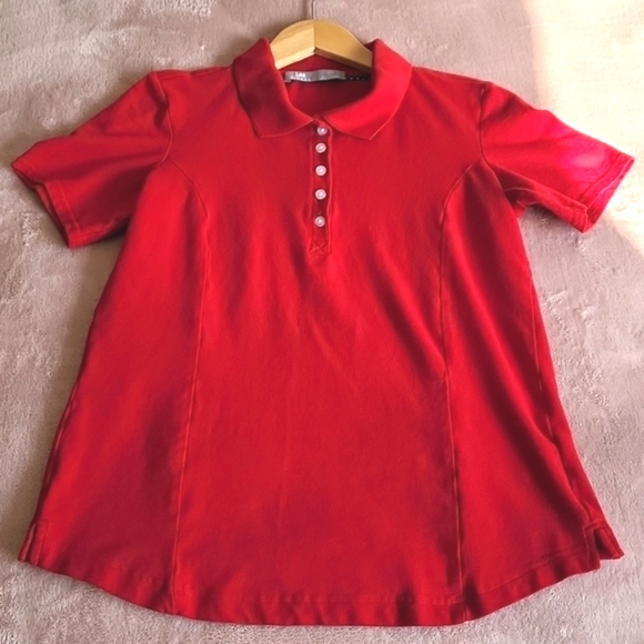 Lee Short Sleeve Red Colared Shirt - Picture 7 of 9